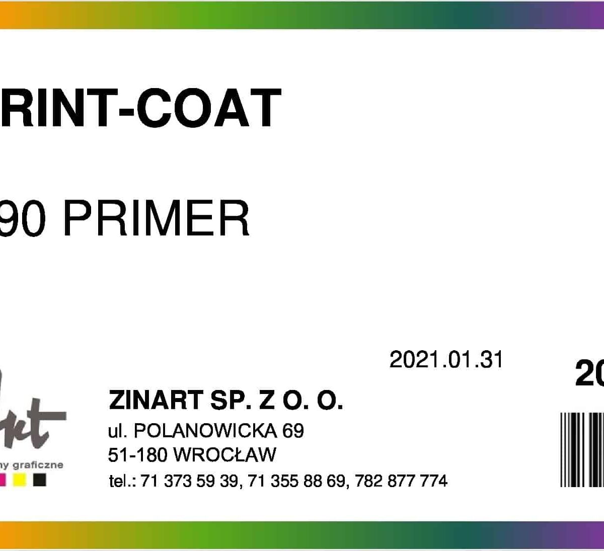 PRINT-COAT 190 PRIMER