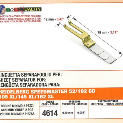 Separatory i łapki - Heidelberg 2/2