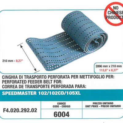 taśmy, pasy transportowe Heidelberg SM 102/102CD/105XL , offset , druk , poligrafia