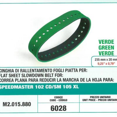 Heidelberg 102CD/SM 105XL , pasek hamulca, offset , poligrafia