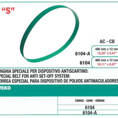 taśmy, pasy systemu Weko , offset , druk , poligrafia