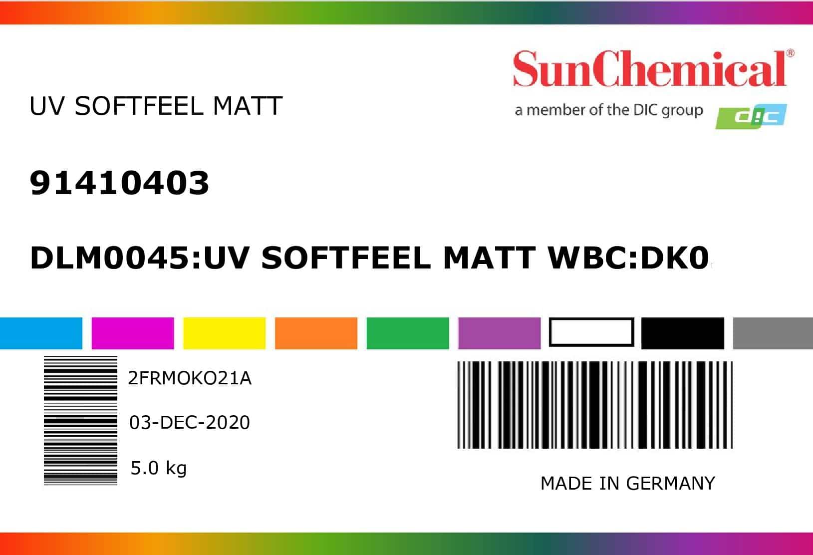 Sitodrukowe - DLM0045: UV Softfeel Matt WBC: DK03