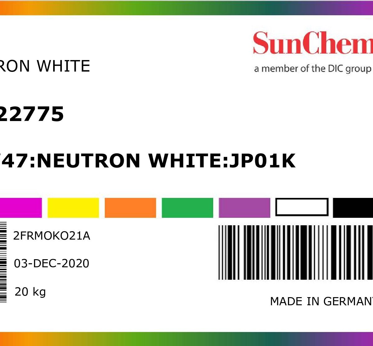 Biała - FDW47: Neutron White: JP01K