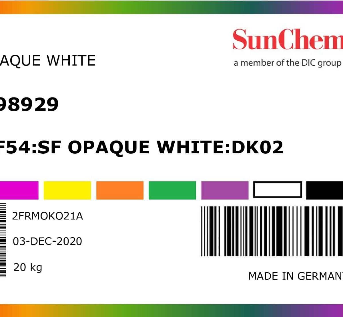 Biała - SRSF54: SF Opaque White: DK02