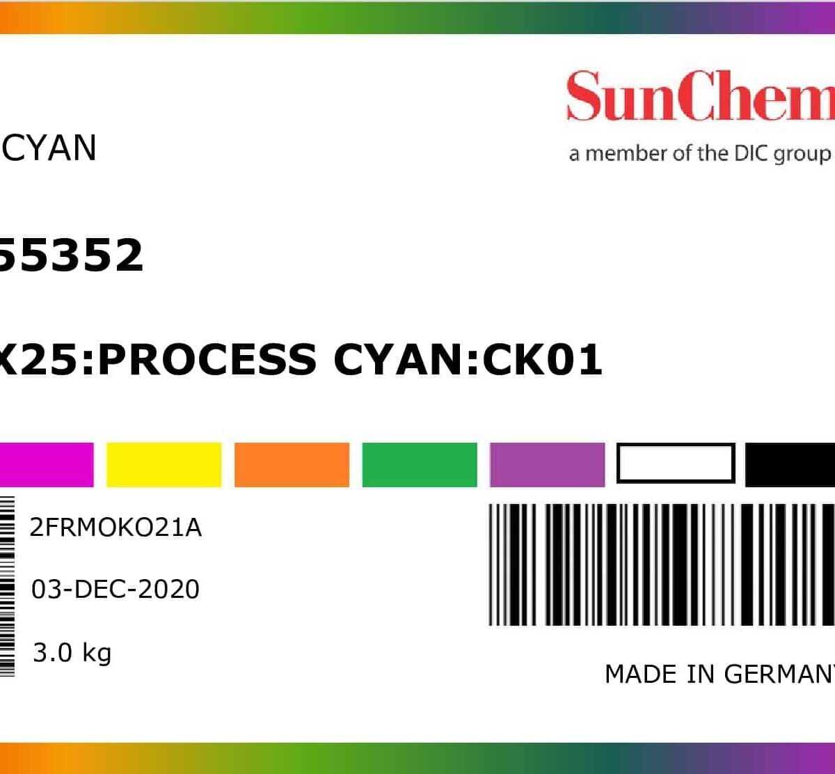 USTX25: Process Cyan: CK01