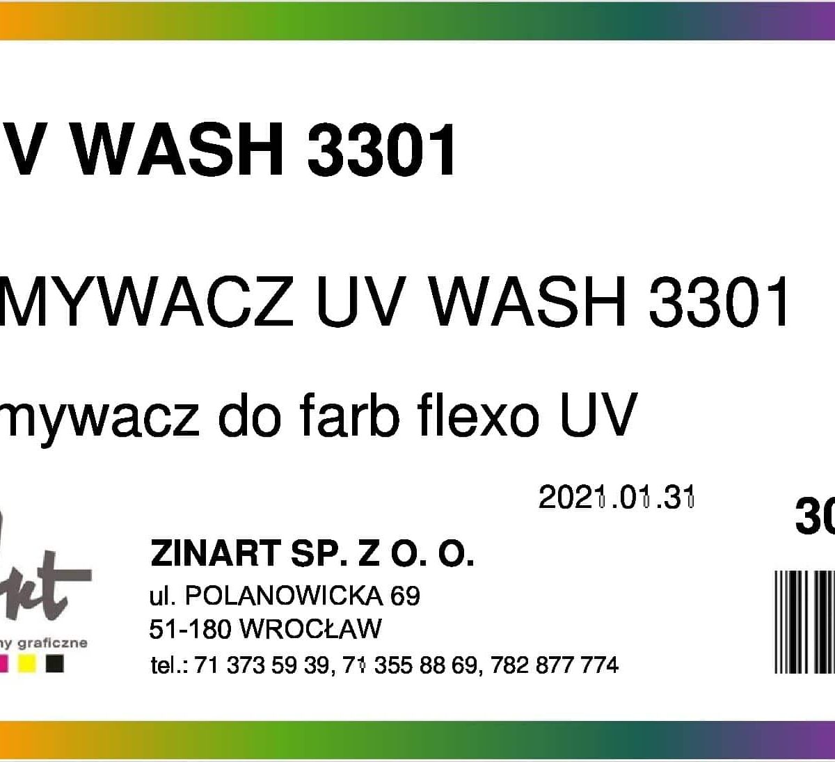 UV Wash 3301