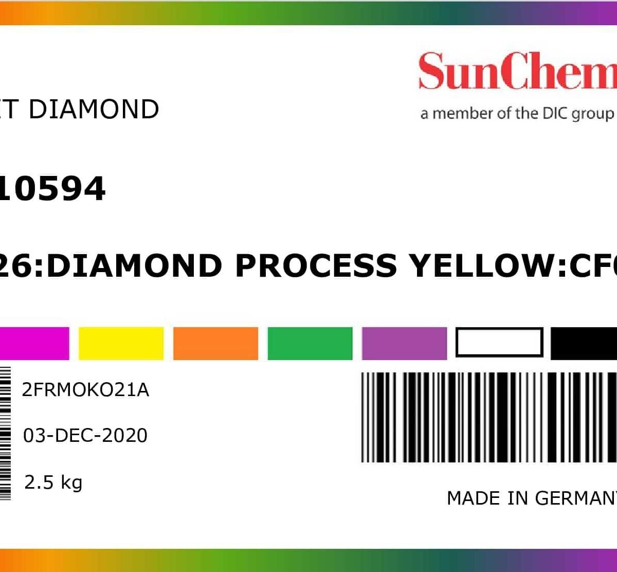 DIA26:DIAMOND PROCESS YELLOW:CF01