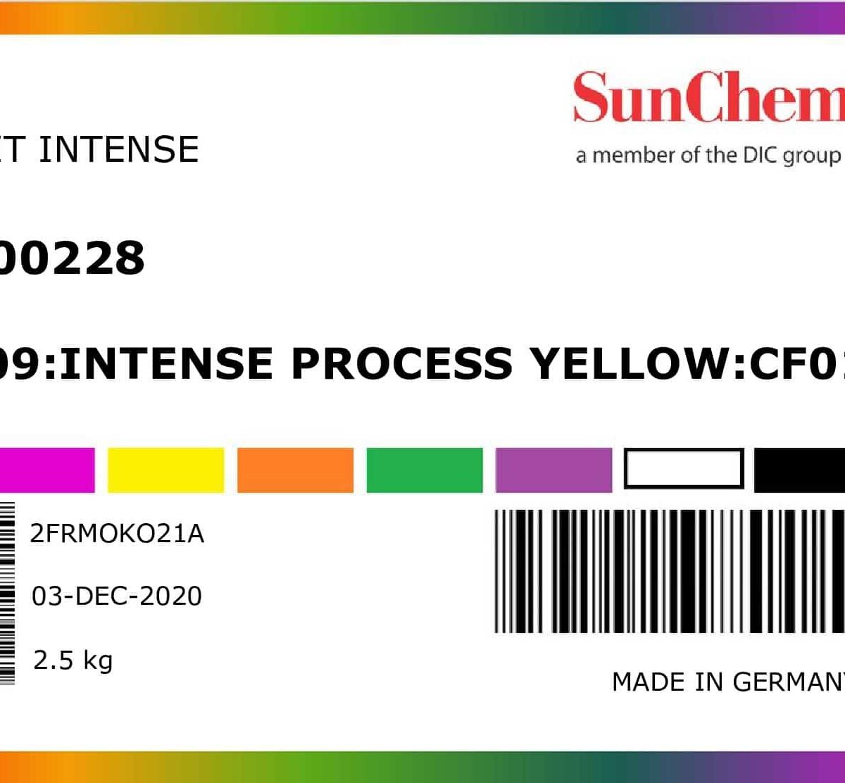 INT09: Intense Process Yellow: CF01