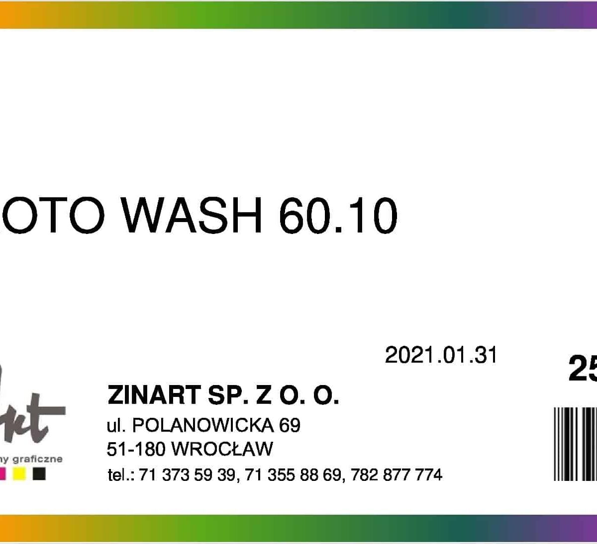 Roto Wash 60.10 /25 kg/