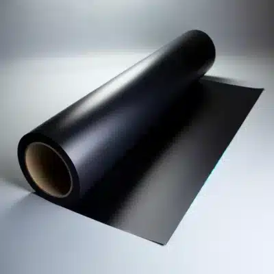 Folia magnetyczna 0,7mm – czarna (brązowa) bez okleiny / magnes na metry