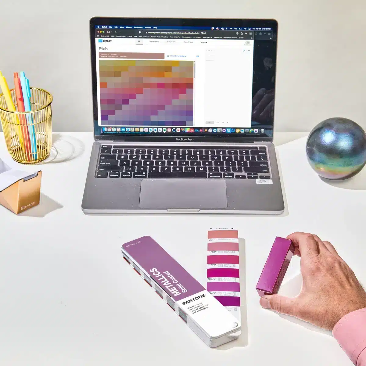 Wzornik Pantone Metallics Guide Coated / GG1507C - obrazek 3